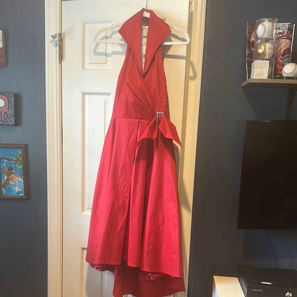 Red Veronique Young Dress